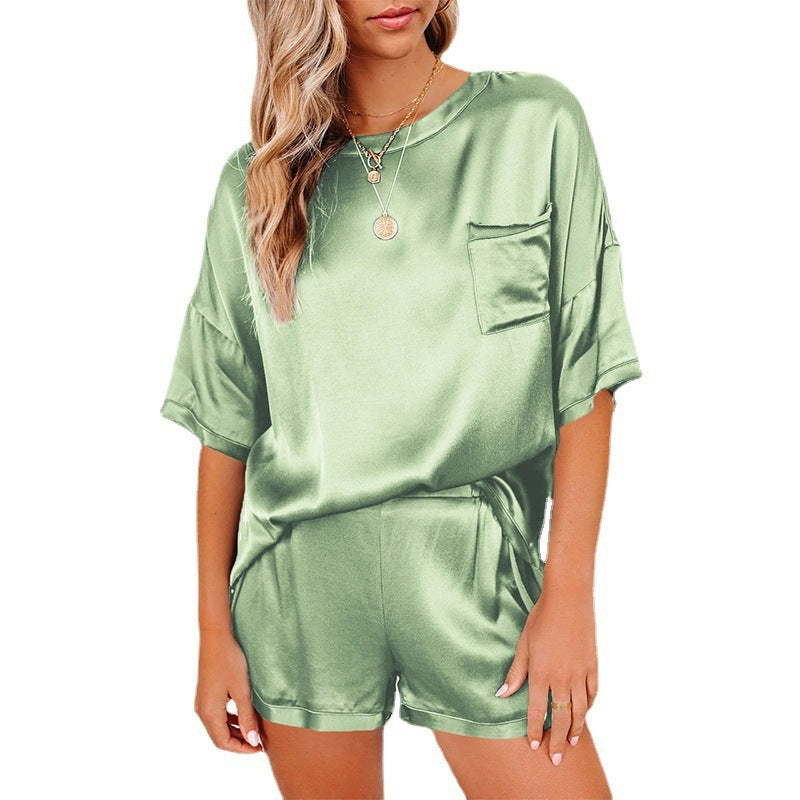 Comfortable Short Sleeve Pajama Set for Women