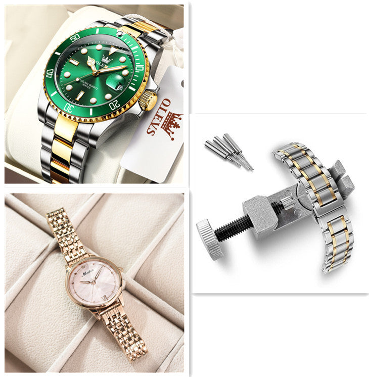 Luxury Brand Women's Quartz Watch | Fashionable Casual Diamond Geneva Bracelet