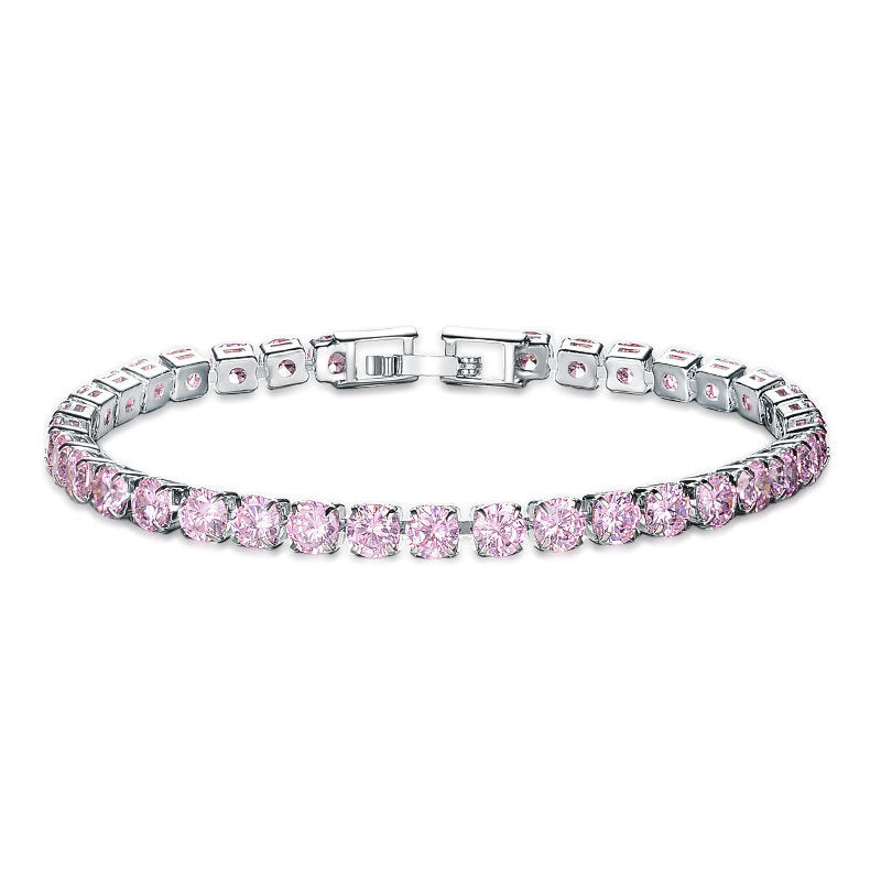 Cubic Zirconia Tennis Bracelet: Iced Out Chain Jewelry