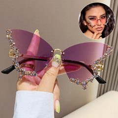 Trendy Y2K Vintage Butterfly Sunglasses