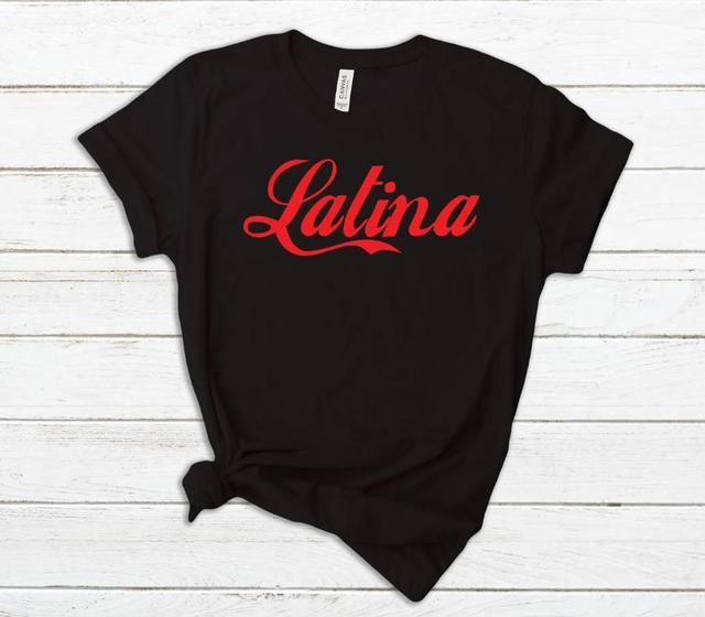 Unique Cotton T-Shirts for Women: Vibrant Latina Red Print Collection