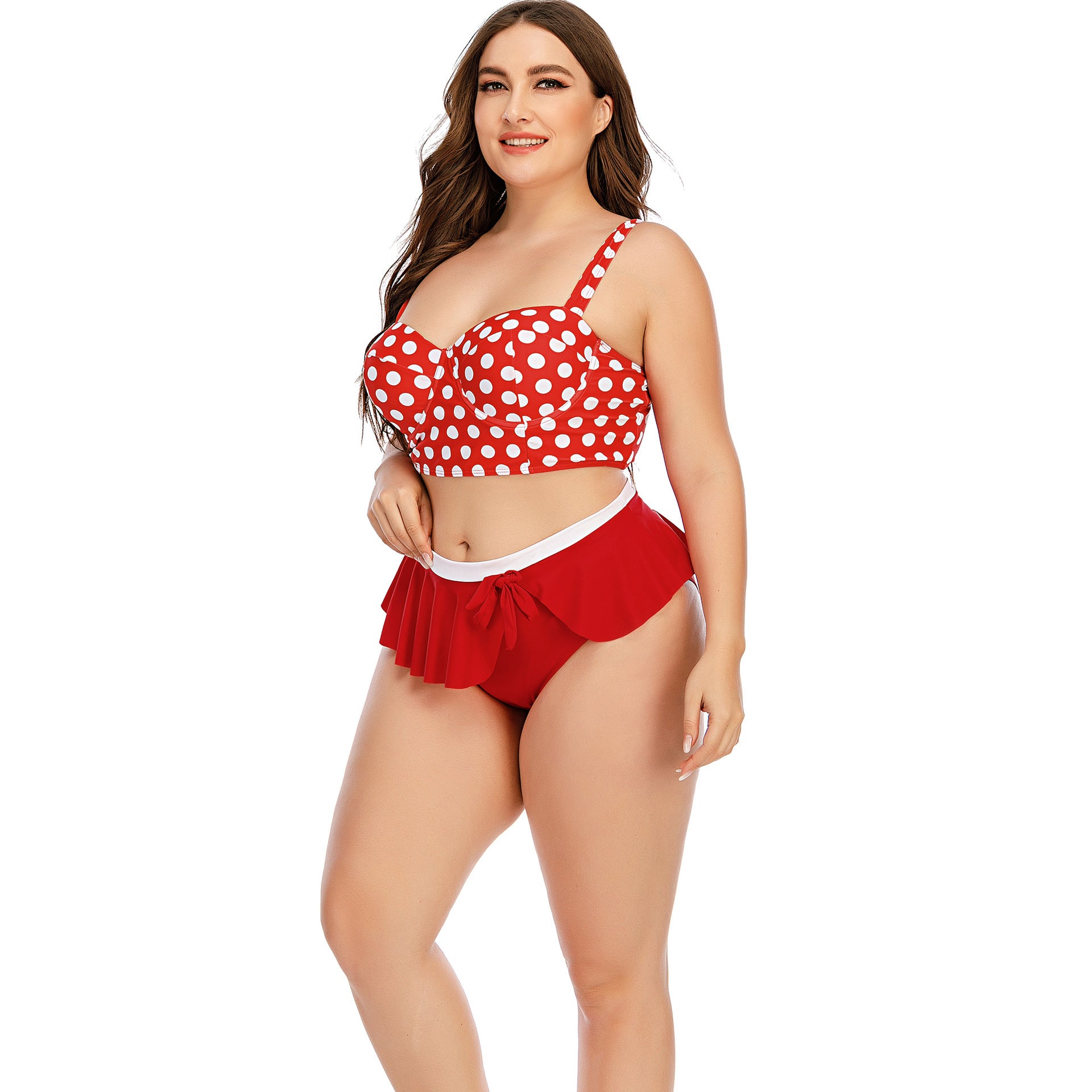 Plus Size Women's Push-Up Bikini Set | Stylish Two-Piece Swimwear