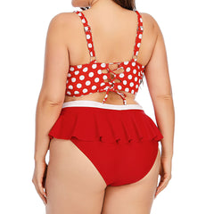 Plus Size Women's Push-Up Bikini Set | Stylish Two-Piece Swimwear