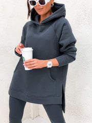 Stylish Loose-Fit Hooded Sweater for Women