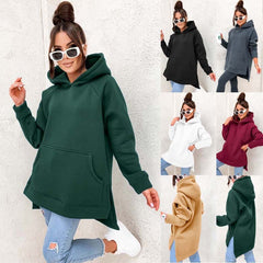 Stylish Loose-Fit Hooded Sweater for Women