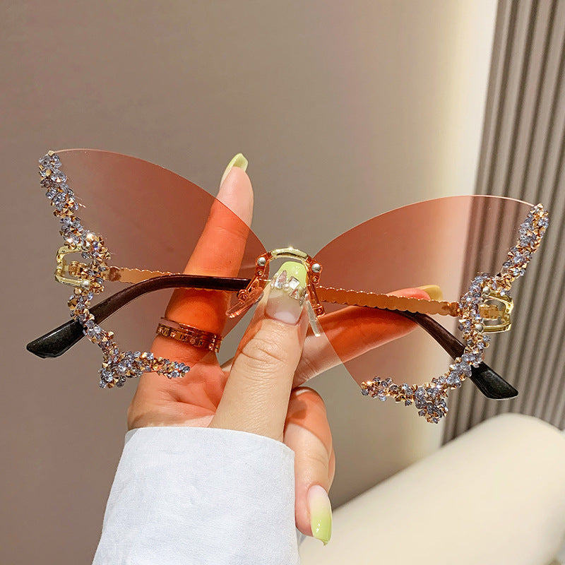 Trendy Y2K Vintage Butterfly Sunglasses