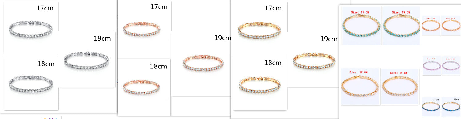 Cubic Zirconia Tennis Bracelet: Iced Out Chain Jewelry