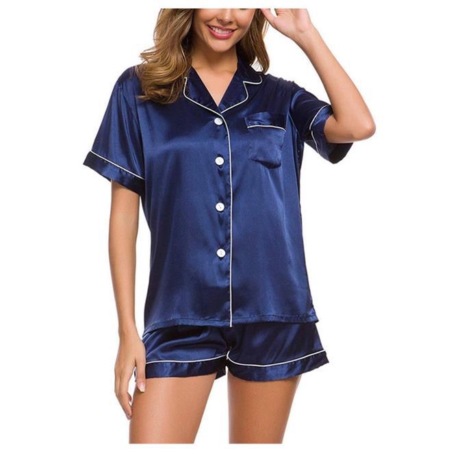 Stylish Women's Pajama Set | Button-Down Nightwear