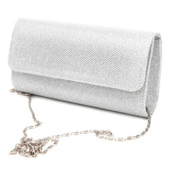 Women's Evening Bag Clutch Purse Glitter Handbag with Chain