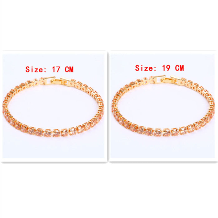 Cubic Zirconia Tennis Bracelet: Iced Out Chain Jewelry