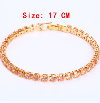 Cubic Zirconia Tennis Bracelet: Iced Out Chain Jewelry