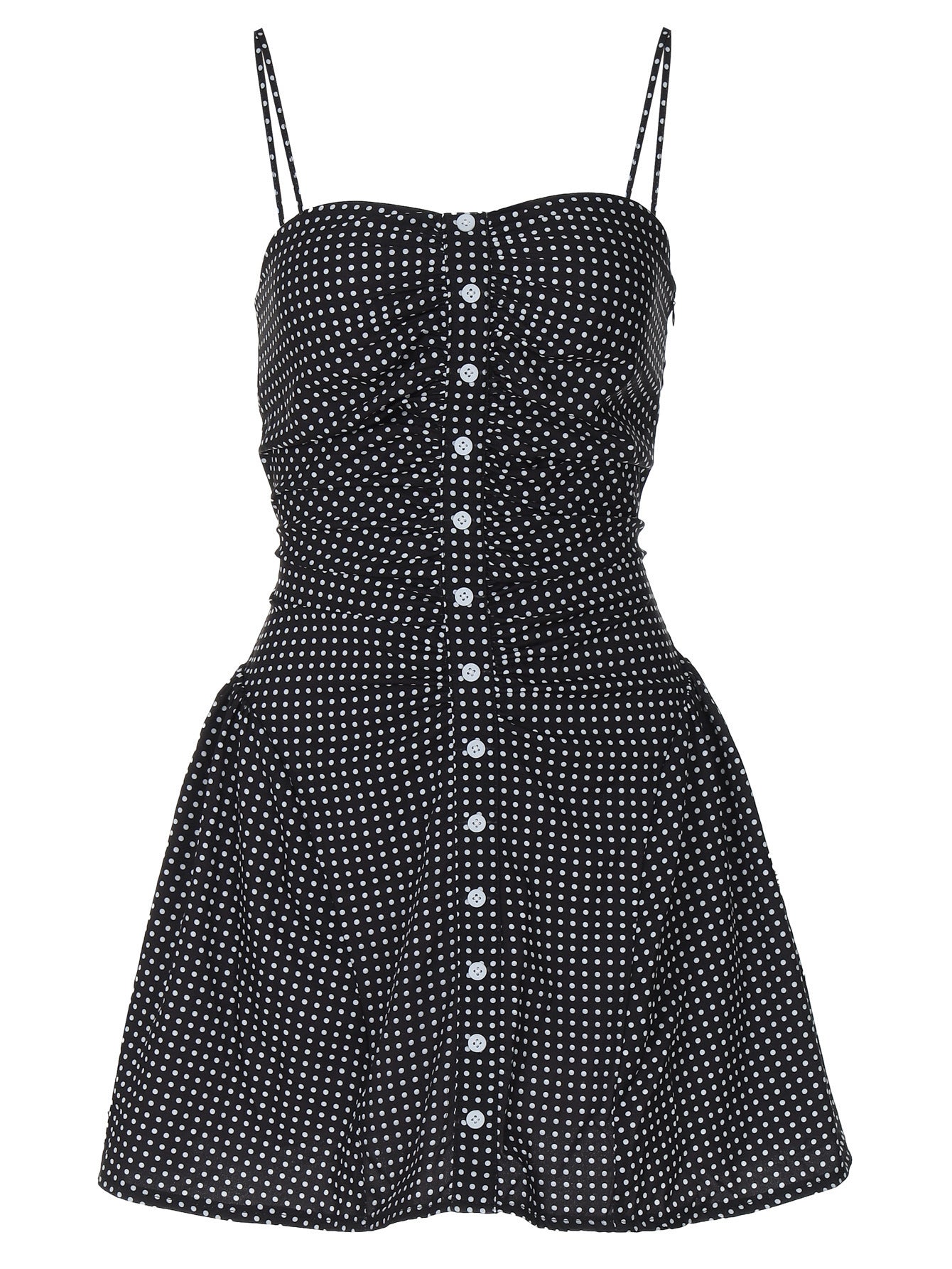 Trendy Backless Polka Dot Tube Top Dress Perfect for Summer Days