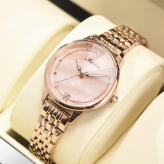 Luxury Brand Women's Quartz Watch | Fashionable Casual Diamond Geneva Bracelet