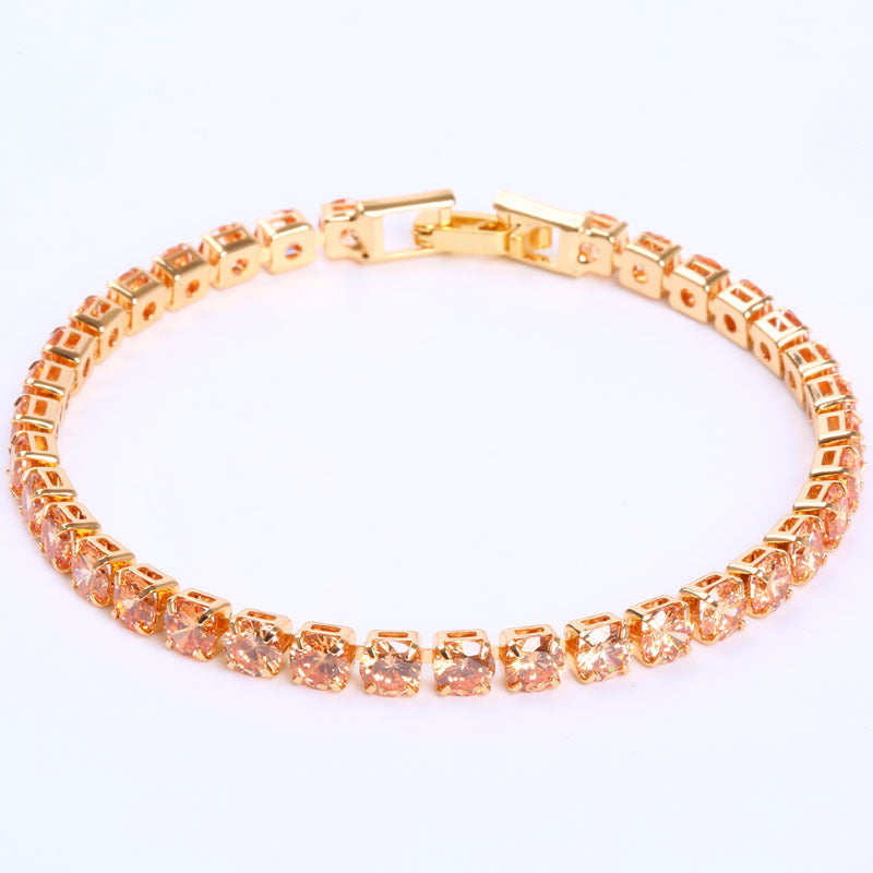 Cubic Zirconia Tennis Bracelet: Iced Out Chain Jewelry