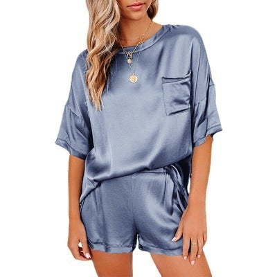 Comfortable Short Sleeve Pajama Set for Women