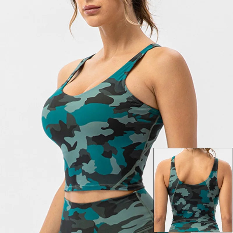 Cloud Hide Camouflage Yoga Set Gym Sports Wear Women S-XXL Clothes Workout Pants Leggings Top Bra Shirt Fitness Suit Sportswear