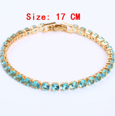 Cubic Zirconia Tennis Bracelet: Iced Out Chain Jewelry