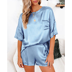 Comfortable Short Sleeve Pajama Set for Women